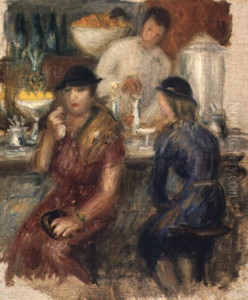 Study For 'the Soda Fountain' by William Glackens