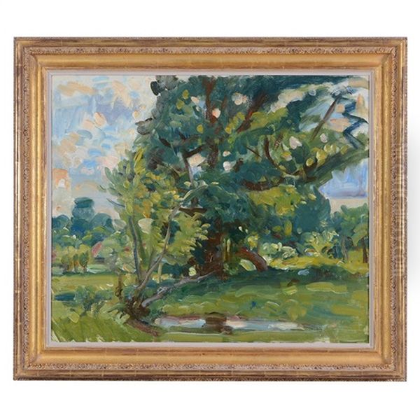 Sketch Of Trees Oil Painting by Wilfred Gabriel De Glehn