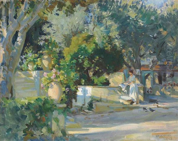 Wash Day by Wilfred Gabriel De Glehn