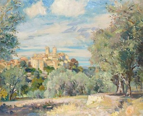 Biot Oil Painting by Wilfred Gabriel De Glehn