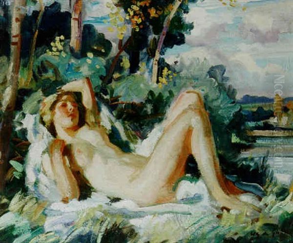 Summer Idyll by Wilfred Gabriel De Glehn