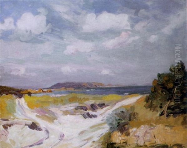 Causeway, Blackhead Oil Painting by Wilfred Gabriel De Glehn