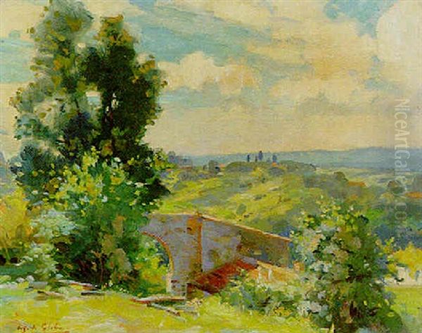 The Oil Mill, St. Pol Oil Painting by Wilfred Gabriel De Glehn