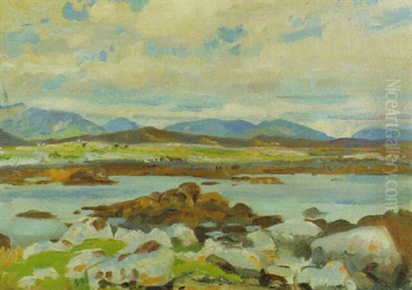 Rocky Coast by Wilfred Gabriel De Glehn