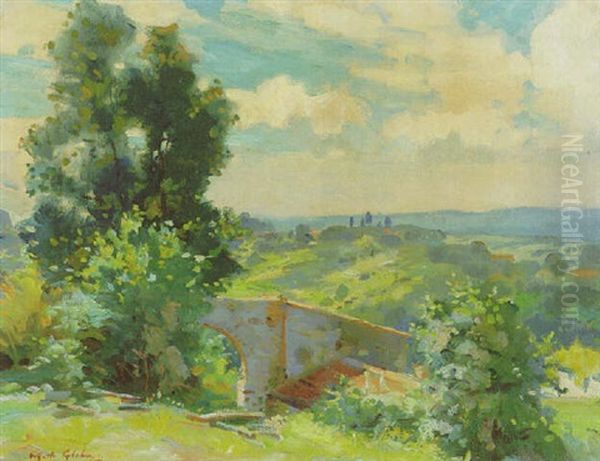 The Oil Mill, St. Pol Oil Painting by Wilfred Gabriel De Glehn