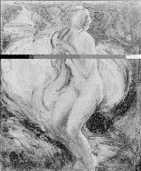 Study For Leda And The Swan by Wilfred Gabriel De Glehn