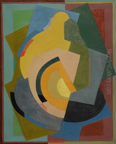 Chiemgau-landschaft Mit Blick Auf Die Kampenwand Oil Painting by Albert Gleizes