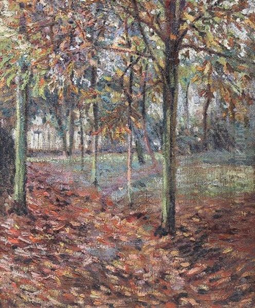 Autumn Trees Oil Painting by Albert Gleizes