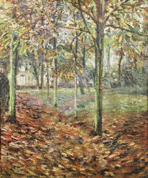 Sous-bois En L'automne Oil Painting by Albert Gleizes