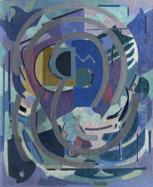 Contemplation Oil Painting by Albert Gleizes