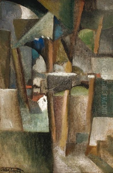 Les Arbres Oil Painting by Albert Gleizes