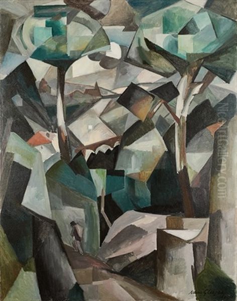 Le Chemin, Meudon Oil Painting by Albert Gleizes