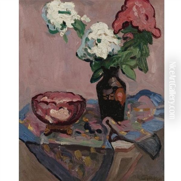 Bouquet De Fleurs Fauve by Albert Gleizes