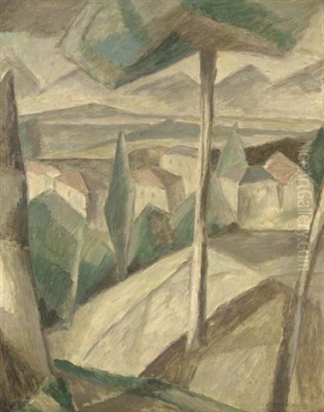 L'arbre Oil Painting by Albert Gleizes