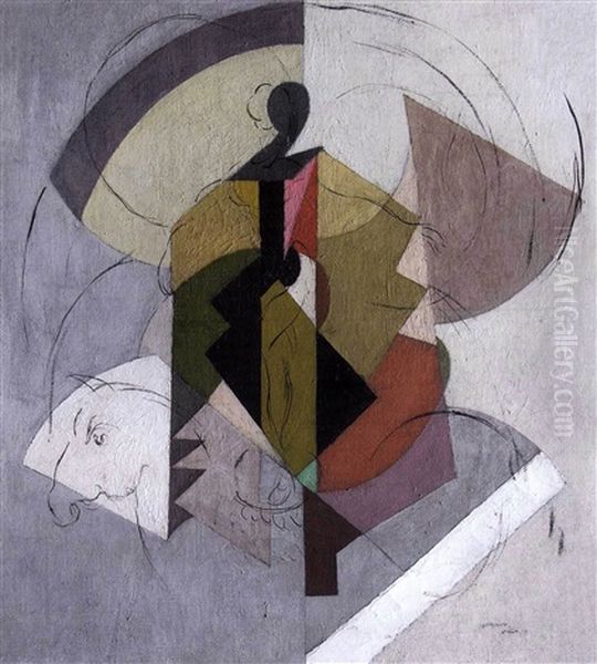 L'ecuyere Oil Painting by Albert Gleizes