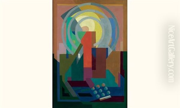 Lumiere Oil Painting by Albert Gleizes