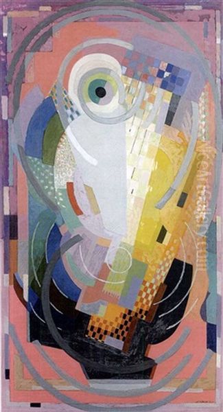 Forme-rythme, Les Roses Oil Painting by Albert Gleizes