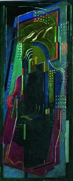 Figure Imaginaire Oil Painting by Albert Gleizes