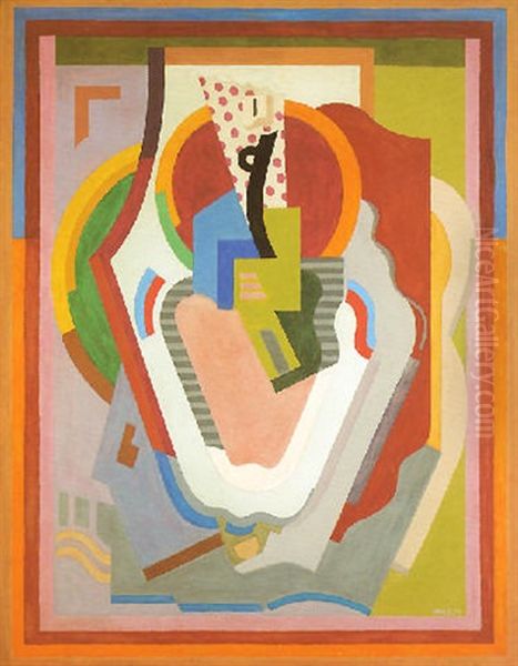 Composition (madone Et Enfant) Oil Painting by Albert Gleizes