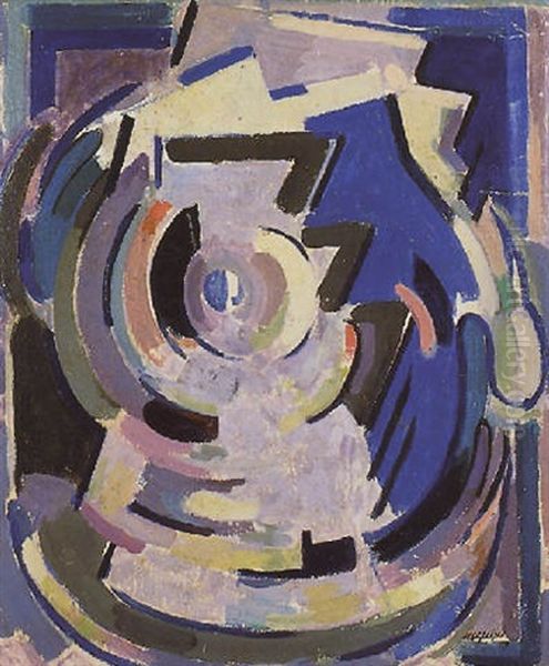 Etude Bleue Oil Painting by Albert Gleizes