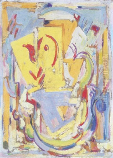 Arabasques Au Pinceau Oil Painting by Albert Gleizes