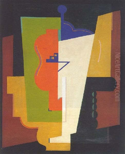 Composition Aux Profils Oil Painting by Albert Gleizes