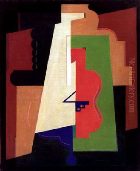 Komposition Oil Painting by Albert Gleizes