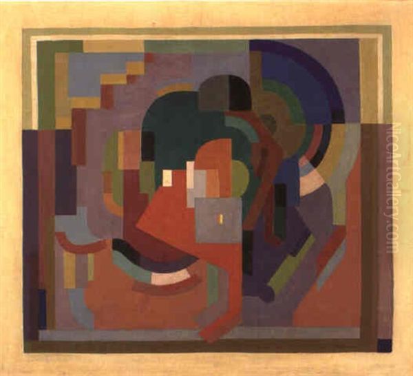 Abstrakte Komposition Oil Painting by Albert Gleizes