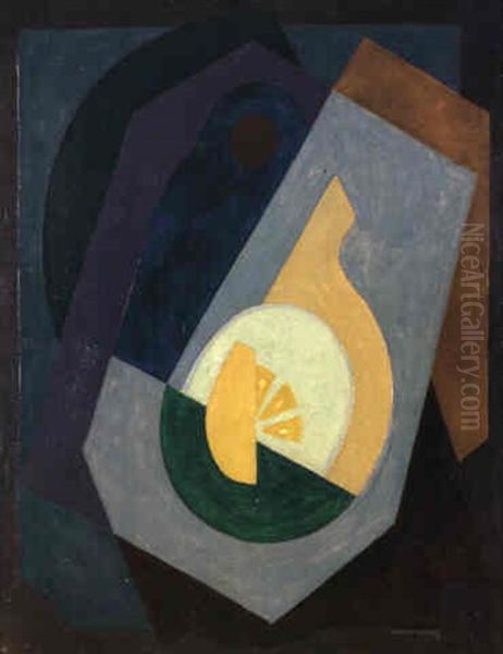 Kubistische Komposition Oil Painting by Albert Gleizes