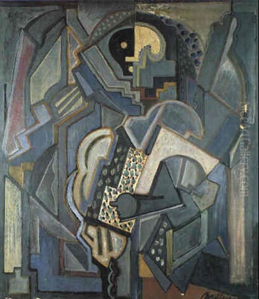 Le Musicien Oil Painting by Albert Gleizes