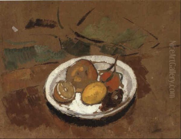 Still Life With Fruit Oil Painting by Albert Gleizes