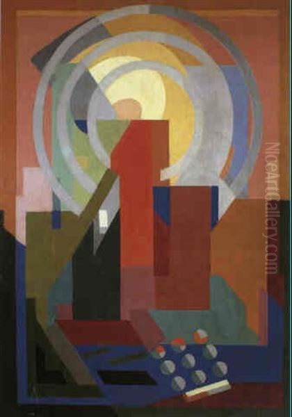 Lumiere Oil Painting by Albert Gleizes