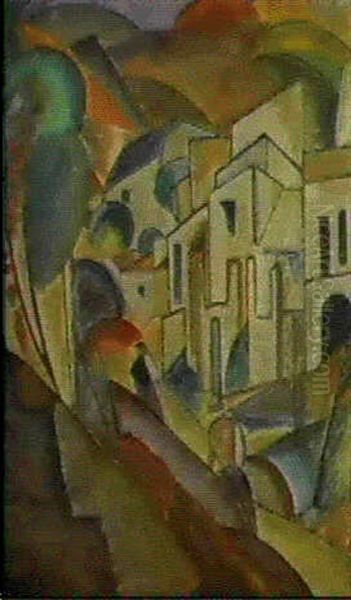 Les Bermudes Oil Painting by Albert Gleizes