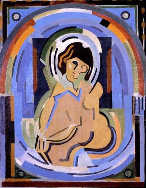 Femme Cubiste Oil Painting by Albert Gleizes