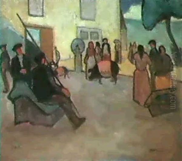 Le Marche Basque 1908 by Albert Gleizes