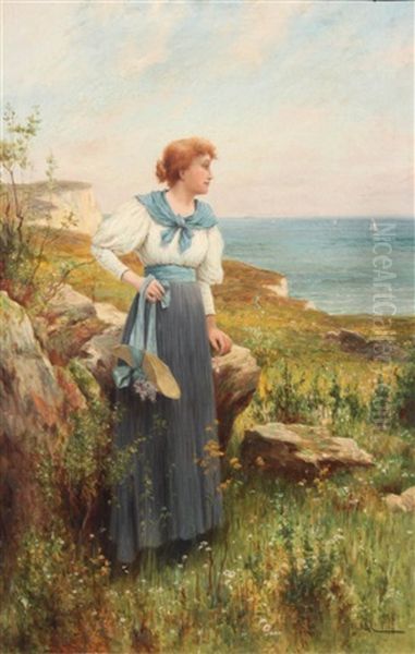 Summertime Oil Painting by Alfred Glendening Jr.