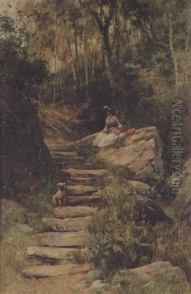 A Rest On The Path by Alfred Glendening Jr.