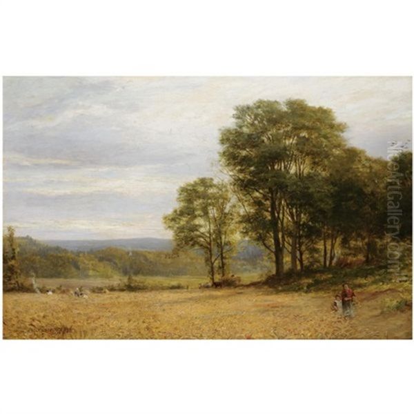 The Harvesters Oil Painting by Alfred Augustus Glendening Sr.