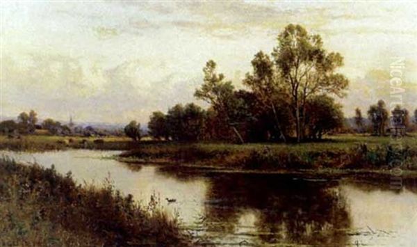 Summerford Oil Painting by Alfred Augustus Glendening Sr.