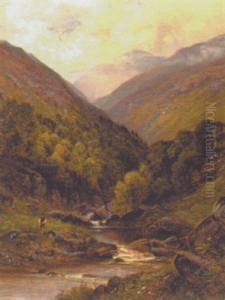 Ben Tarbet Oil Painting by Alfred Augustus Glendening Sr.