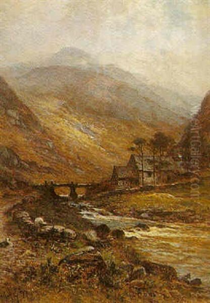 In The Valley Oil Painting by Alfred Augustus Glendening Sr.