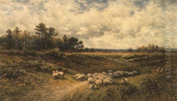 The Shepherd's Rest Oil Painting by Alfred Augustus Glendening Sr.