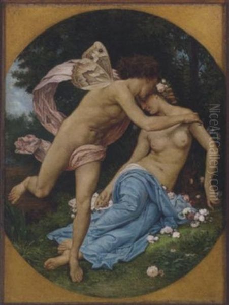 Flora And Zepherus Oil Painting by Charles Gleyre