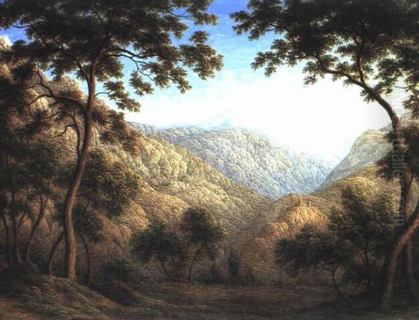 Mountain Landscape Oil Painting by John Glover