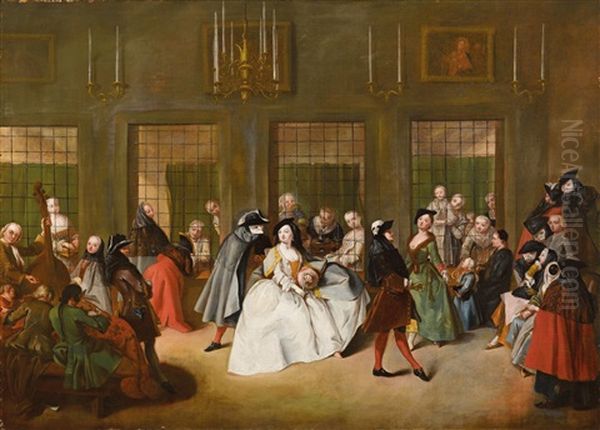 Das Parlatorium Oil Painting by Giuseppe De Gobbis