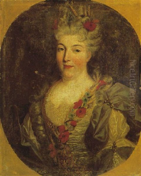 Portrait Of A Lady, As Ceres Oil Painting by Pierre Gobert