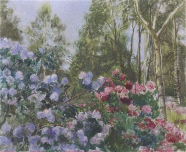 Le Jardin Oil Painting by Paule Gobillard