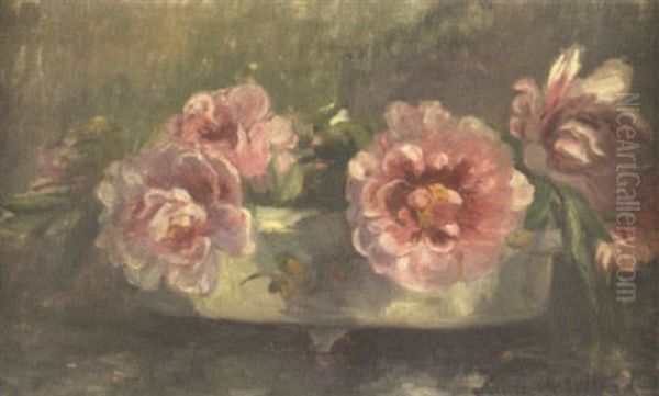 La Jardiniere De Fleurs Oil Painting by Paule Gobillard