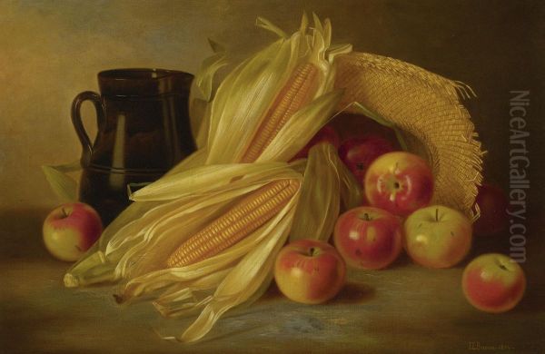 Autumn Still Life Oil Painting by Irving Lewis Bacon