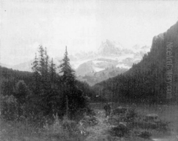 Le Lac De Gaube by Alfred Godchaux